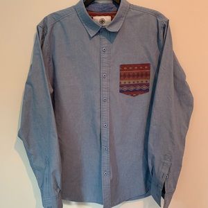 On The Byas Denim Shirt - PacSun